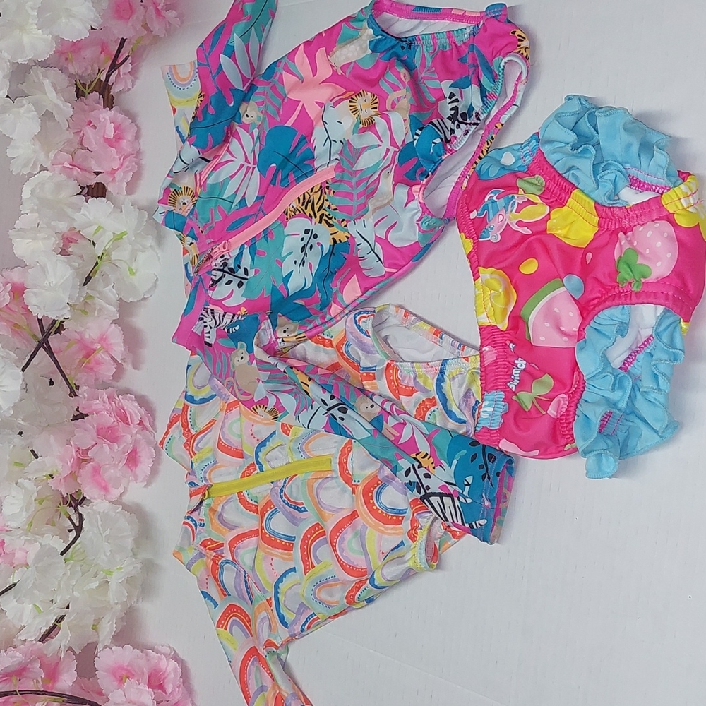 Bundle of girl swimsuits